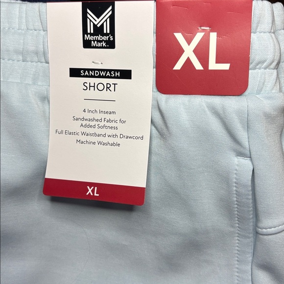 MEMBERS MARK Women's KNIT Soft Blue Sleep/Lounge Shorts SUPER SOFT w/Pockets 😍 - Picture 6 of 6